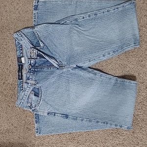Express Jeans Vintage Low Rise Flare Size 1/2 Regular -EUC